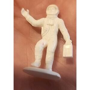 Galaxy Laser Team 2" White Astronaut Star Patrol 1 PVC Toy 1978 Tim Mee Original